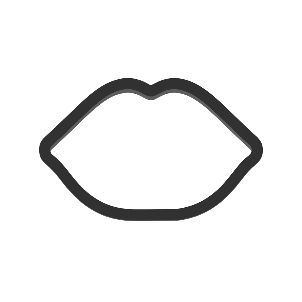 Lips Cookie Cutter with Easy Push Design — photo 3