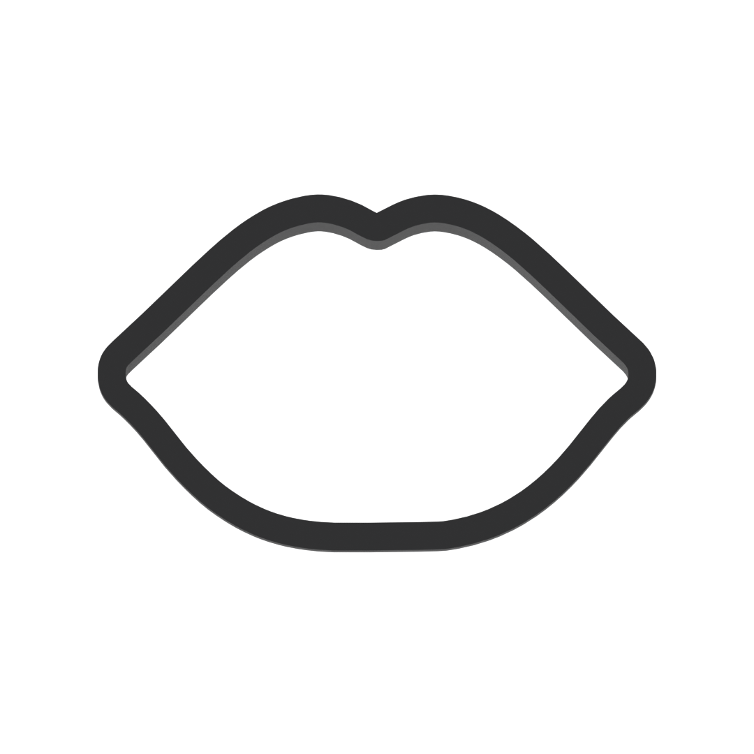 Lips Cookie Cutter with Easy Push Design — photo 3