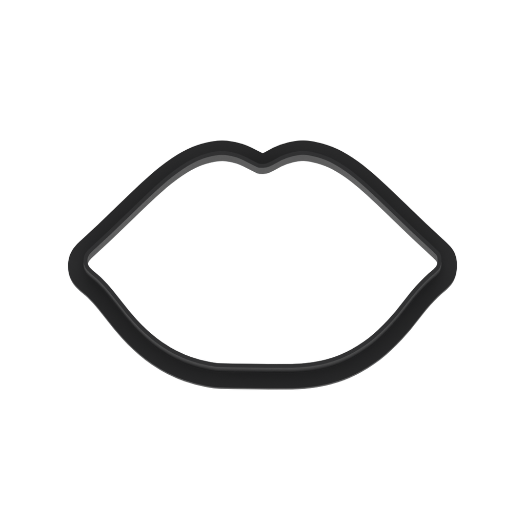 Lips Cookie Cutter with Easy Push Design — photo 5