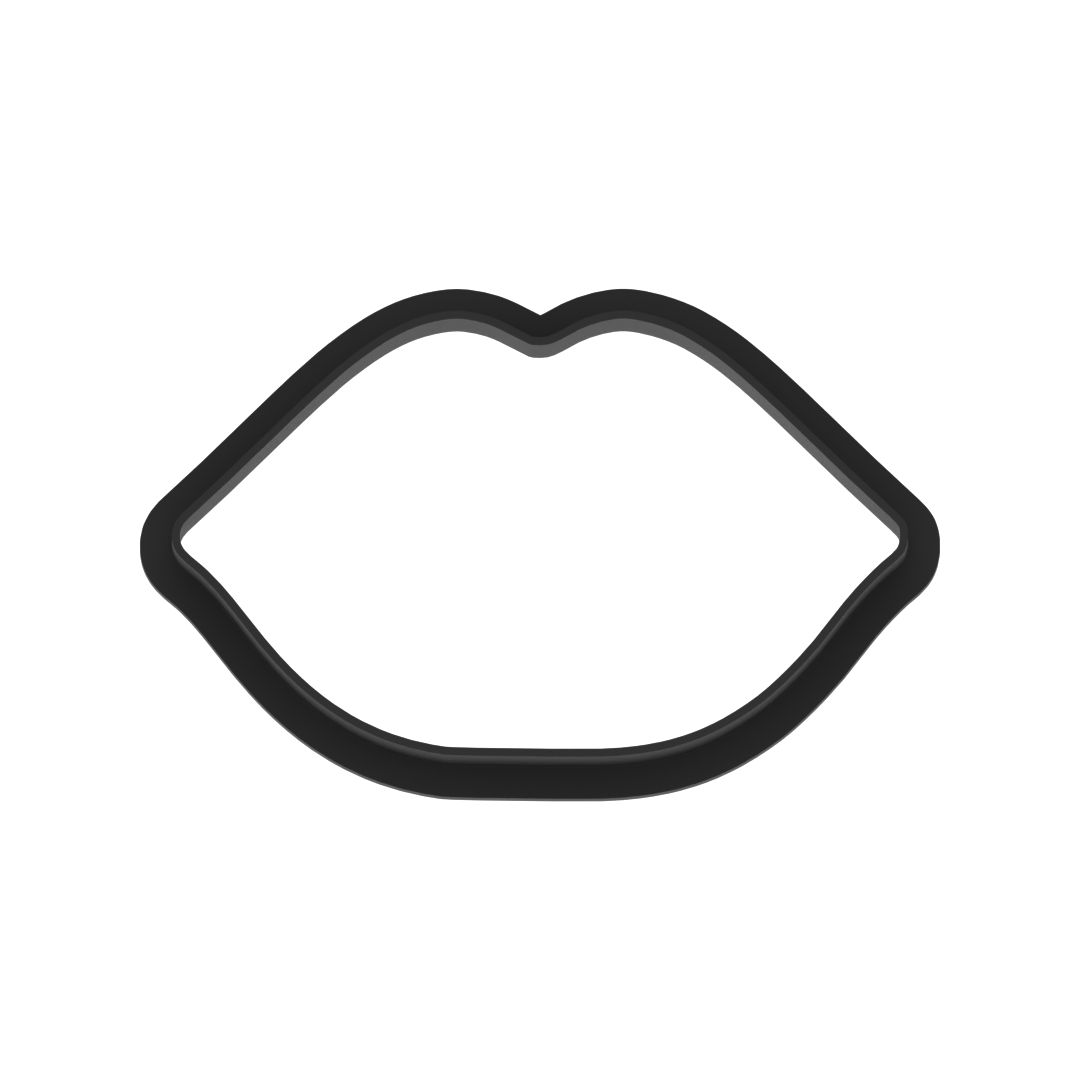 Lips Cookie Cutter with Easy Push Design — photo 5