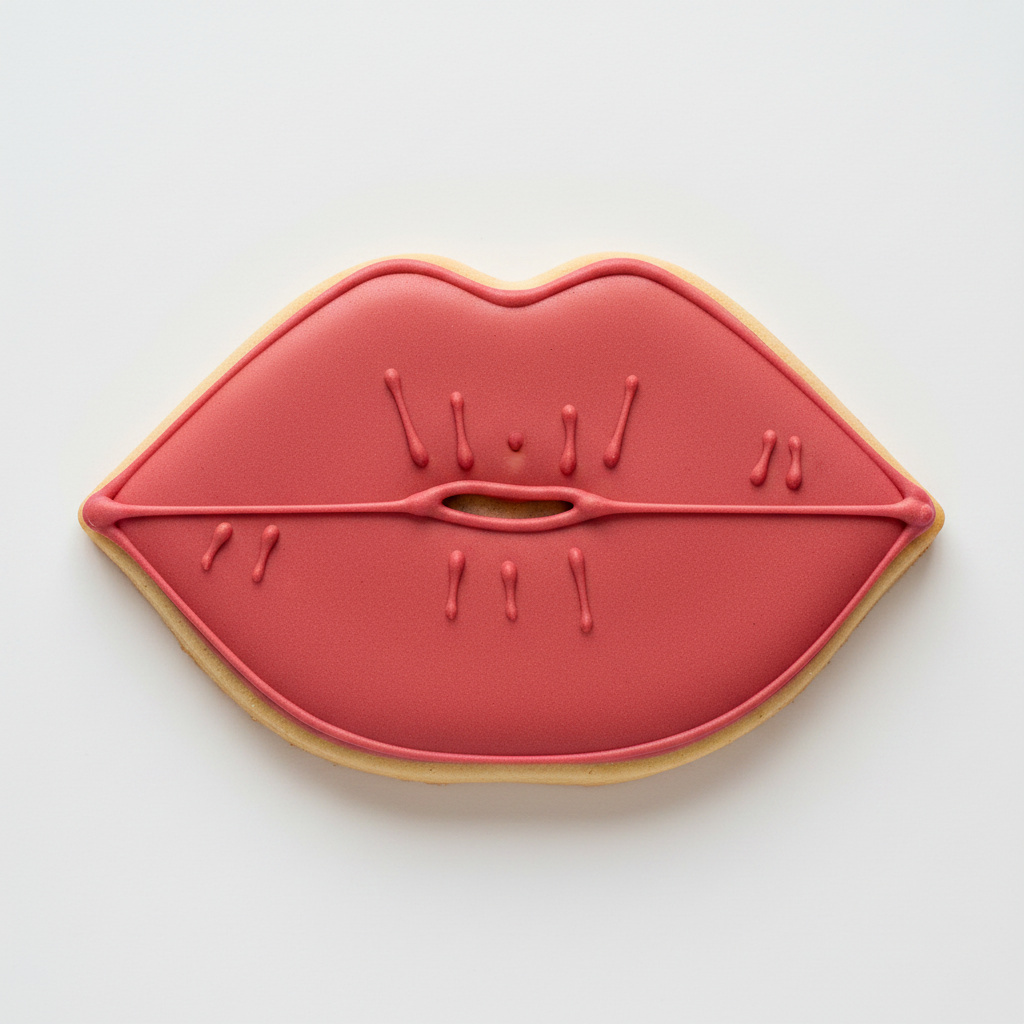 Lips Cookie Cutter with Easy Push Design — photo 2