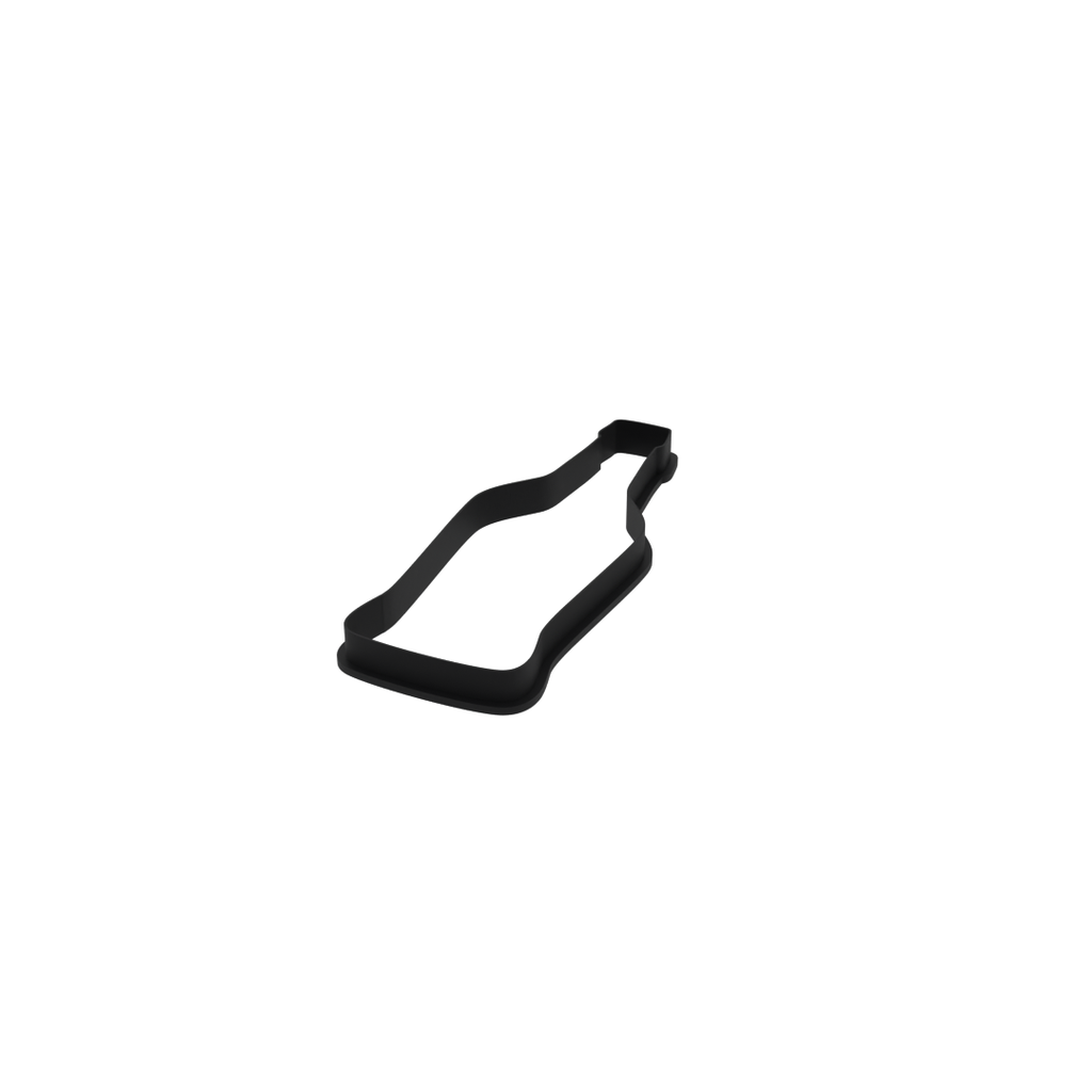 Liquor Bottle Cookie Cutter with Easy Push Design — photo 4