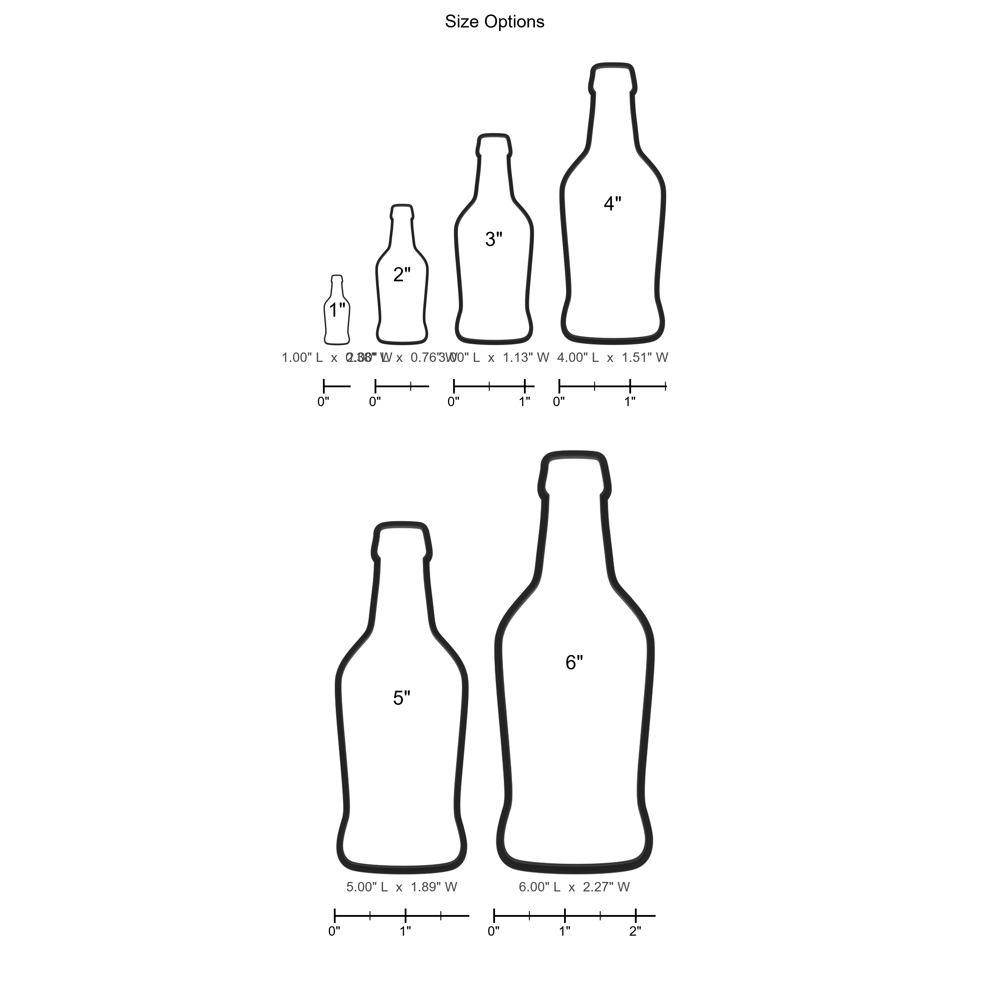Liquor Bottle Cookie Cutter with Easy Push Design — photo 5