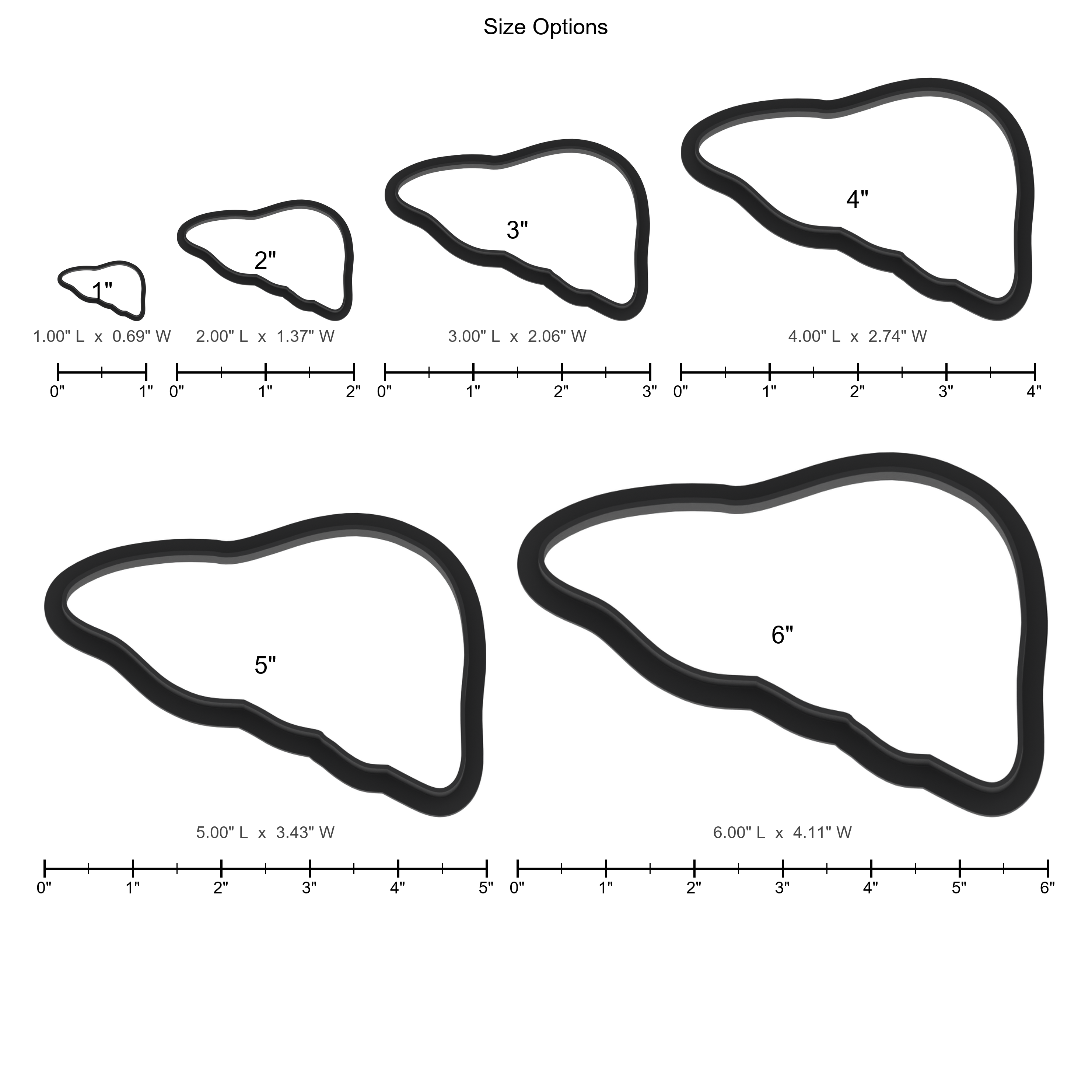 Liver Cookie Cutter with Easy Push Design — photo 5