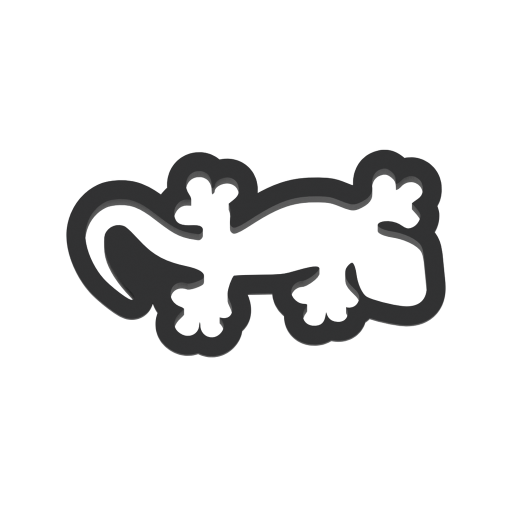 Lizard Cookie Cutter with Easy Push Design — photo 3