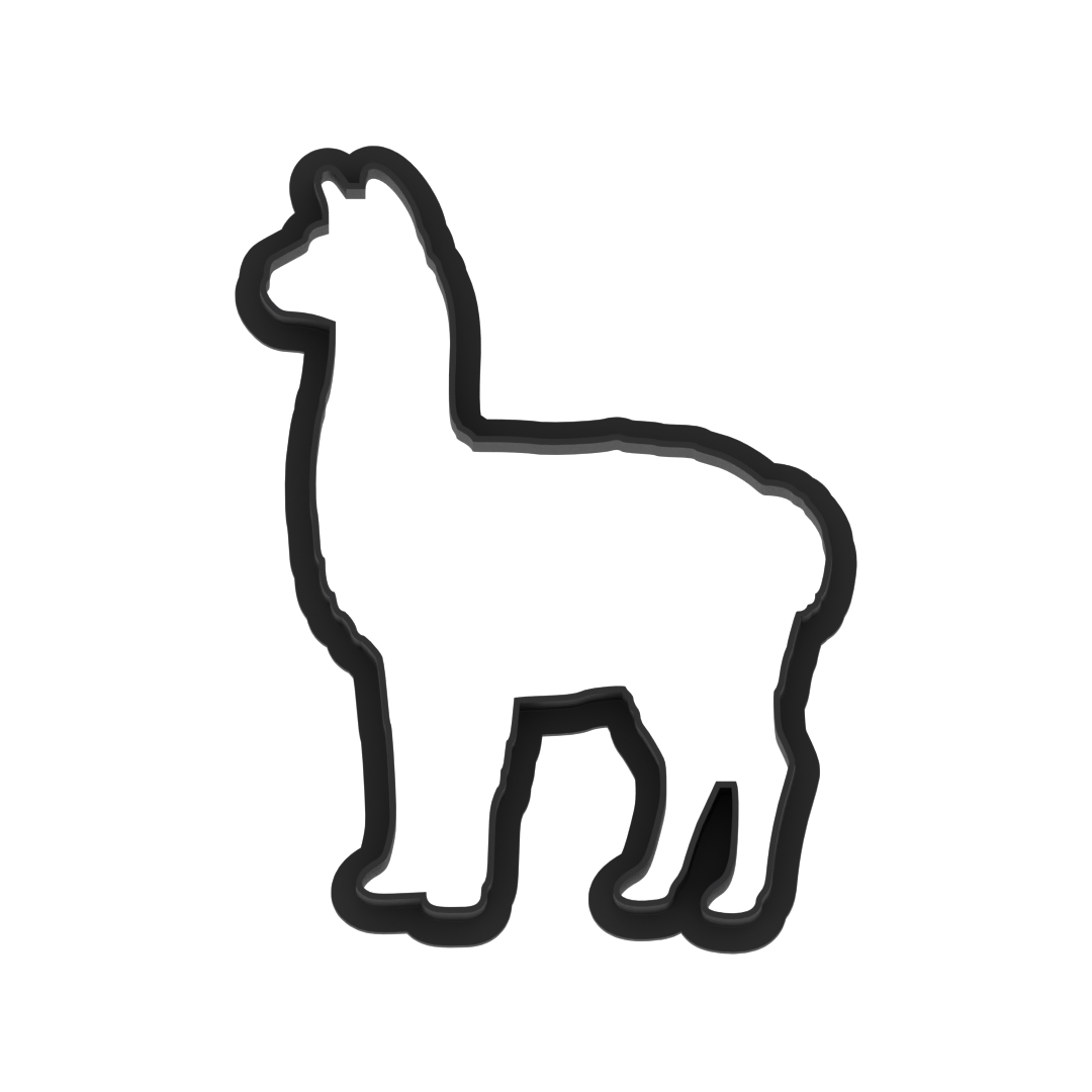 Llama Cookie Cutter with Easy Push Design — photo 5