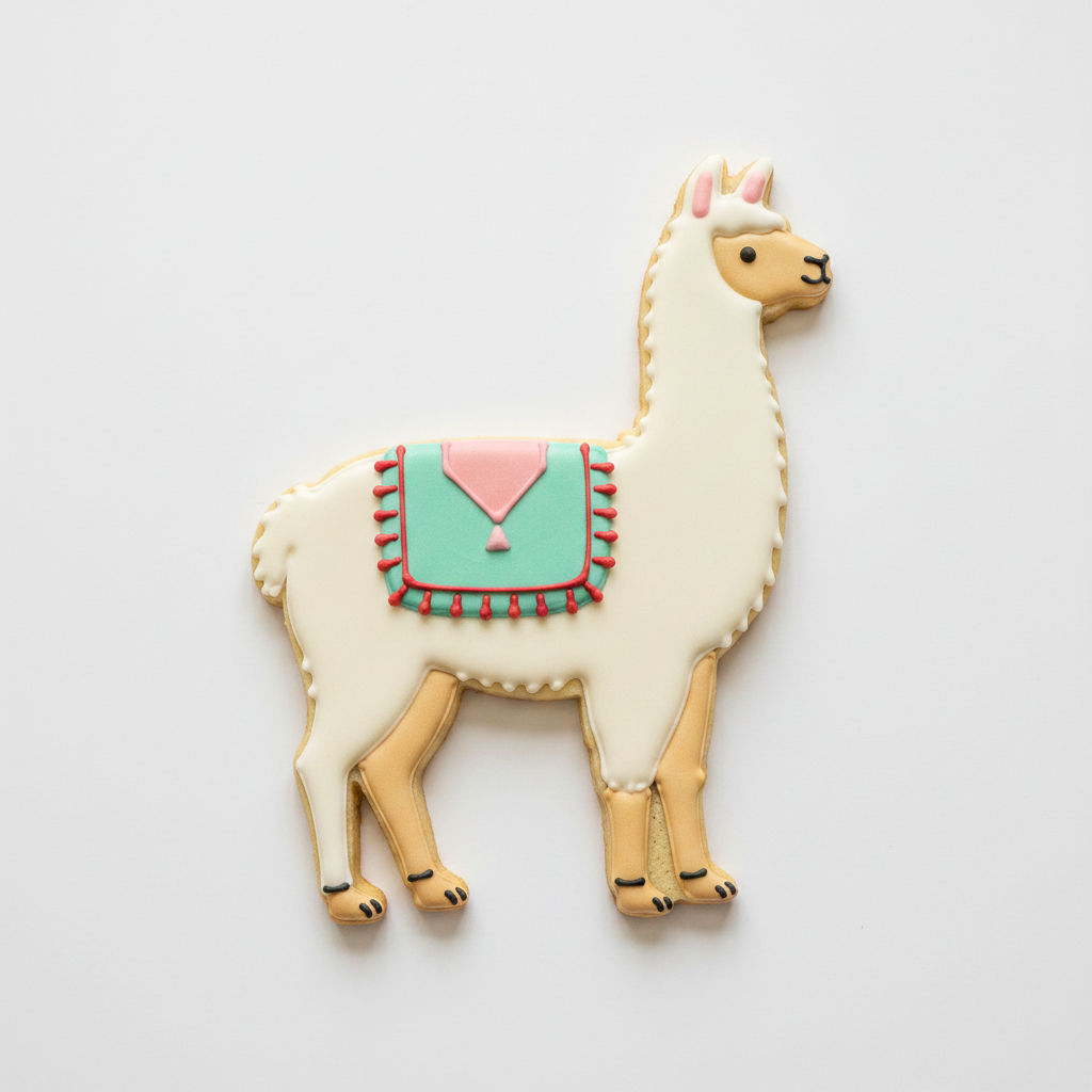 Llama Cookie Cutter with Easy Push Design — photo 2