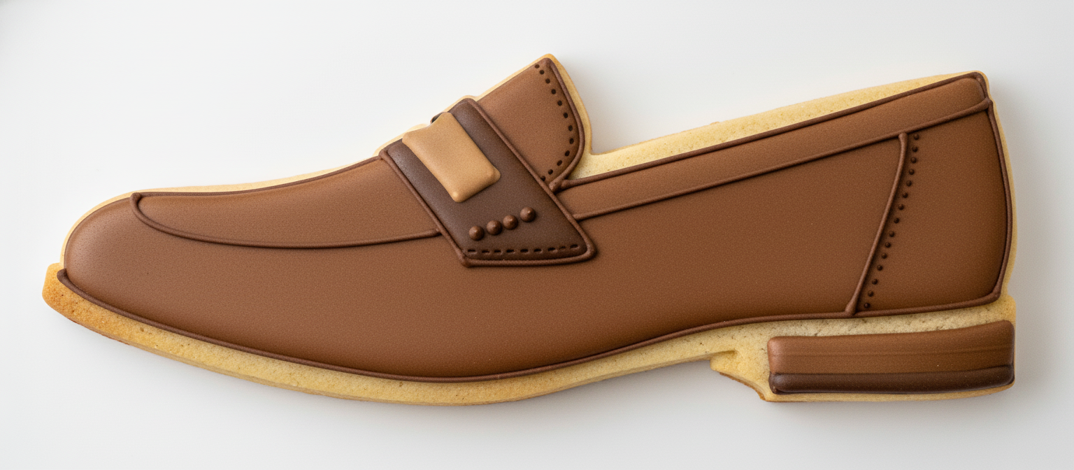 Loafer Cookie Cutter with Easy Push Design — photo 2