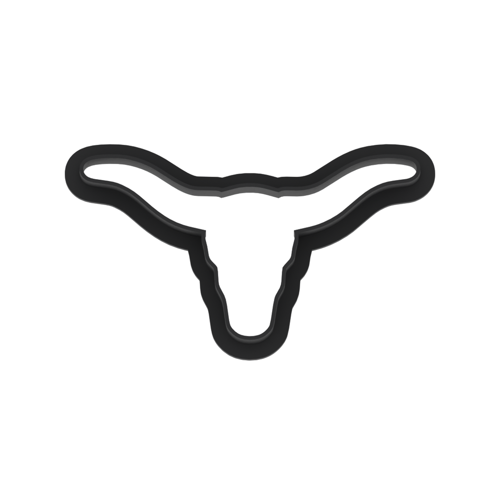 Longhorn Cookie Cutter with Easy Push Design — photo 6
