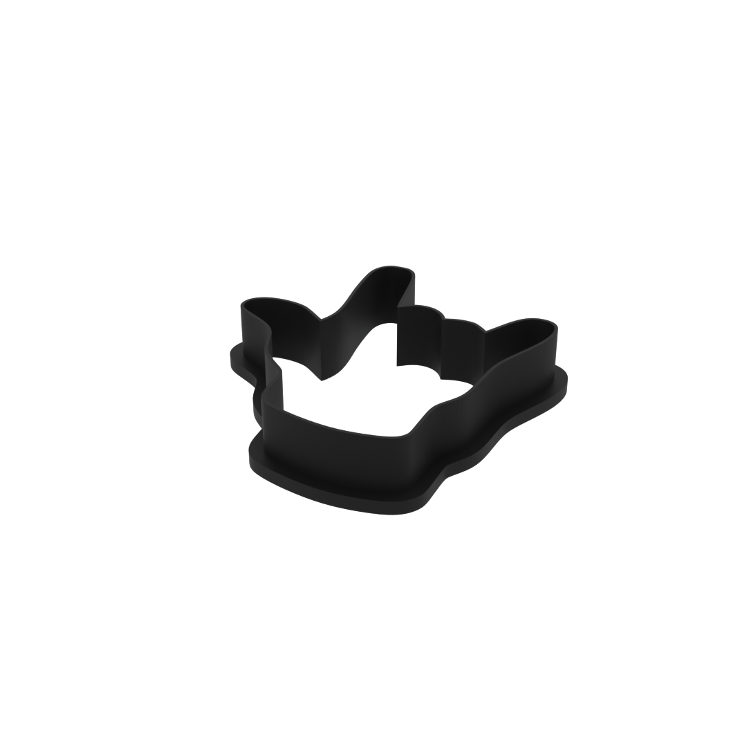 Love Sign Language Cookie Cutter with Easy Push Design — photo 4