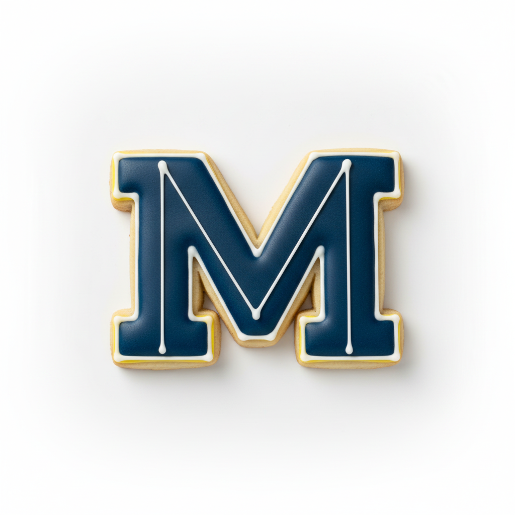 M Capital Block Letter Cookie Cutter with Easy Push Design — photo 2