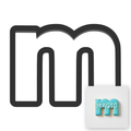 m Lowercase Block Letter Cookie Cutter with Easy Push Design — main photo