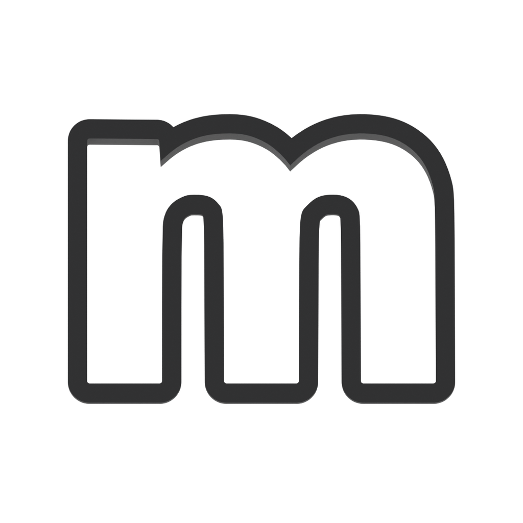 m Lowercase Block Letter Cookie Cutter with Easy Push Design — photo 3