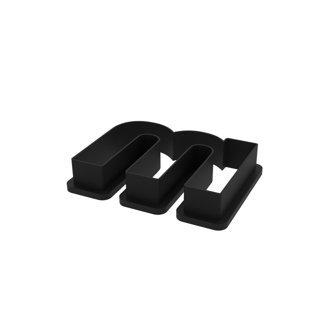 m Lowercase Block Letter Cookie Cutter with Easy Push Design — photo 4