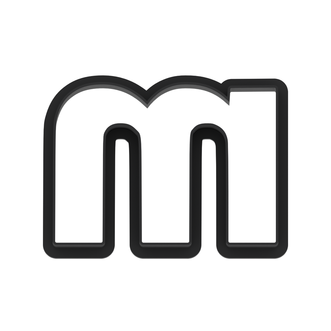 m Lowercase Block Letter Cookie Cutter with Easy Push Design — photo 6
