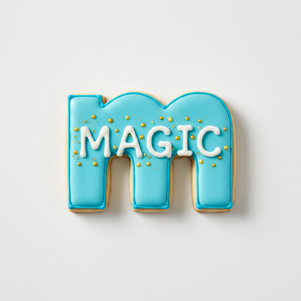 m Lowercase Block Letter Cookie Cutter with Easy Push Design — photo 2