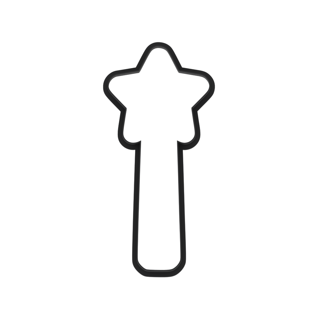 Magic Wand Cookie Cutter with Easy Push Design — photo 6