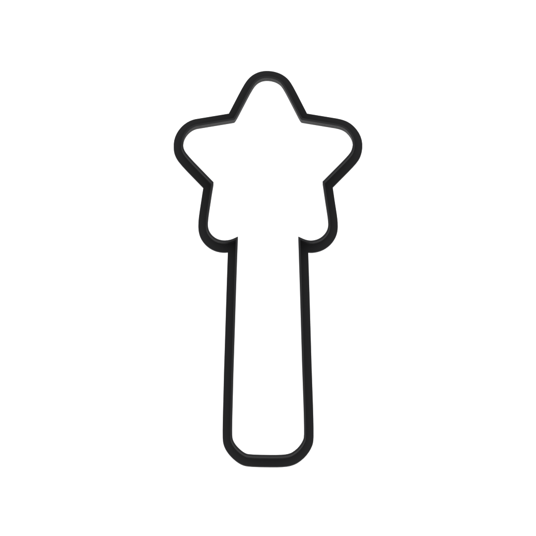 Magic Wand Cookie Cutter with Easy Push Design — photo 6