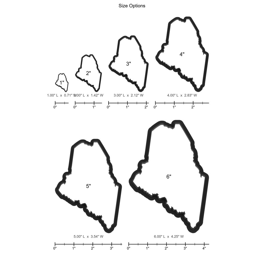 Maine State Cookie Cutter with Easy Push Design — photo 5