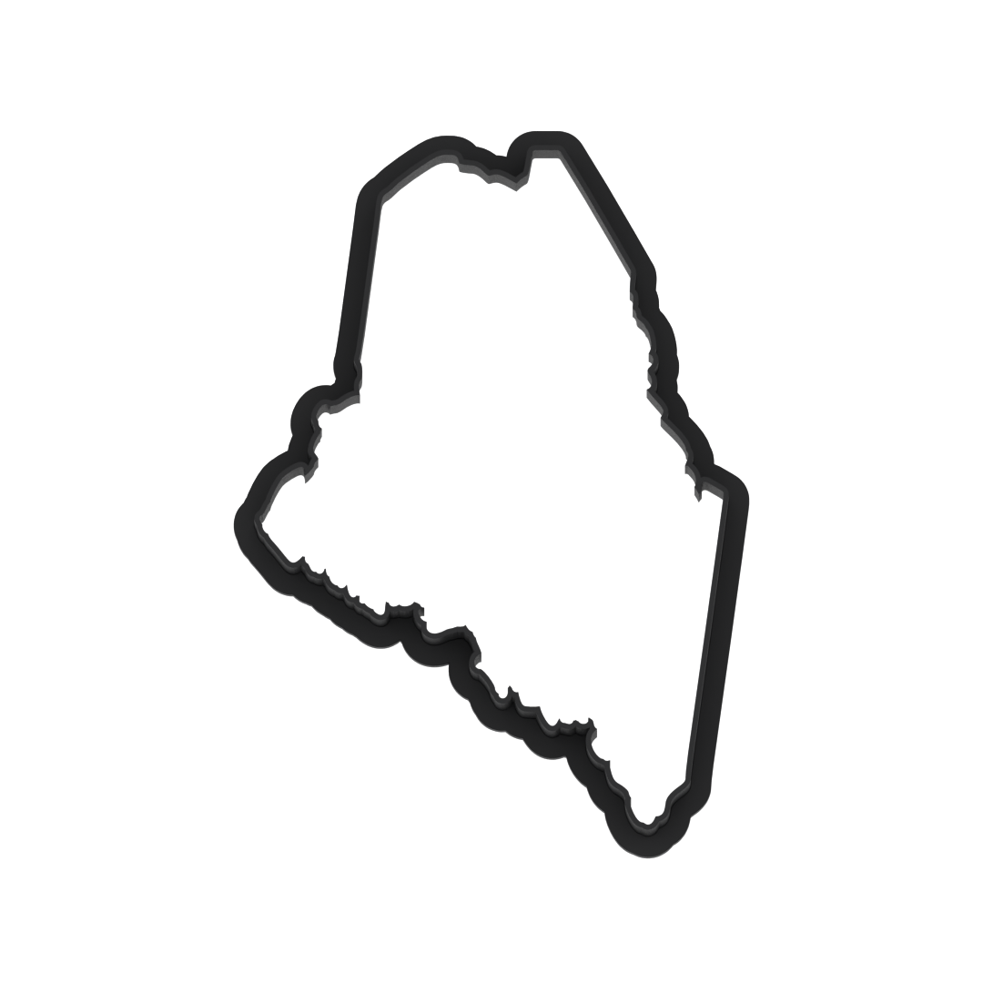 Maine State Cookie Cutter with Easy Push Design — photo 6
