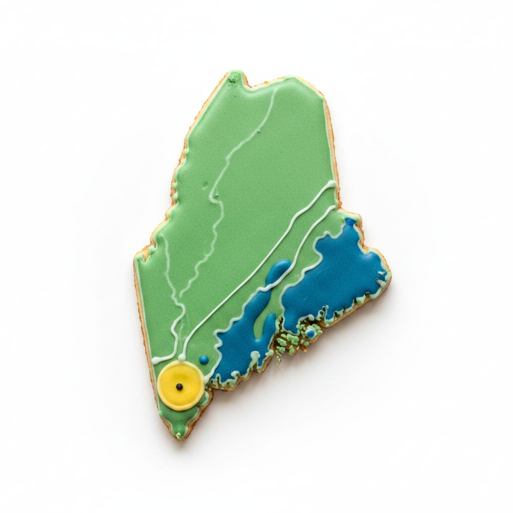 Maine State Cookie Cutter with Easy Push Design — photo 2