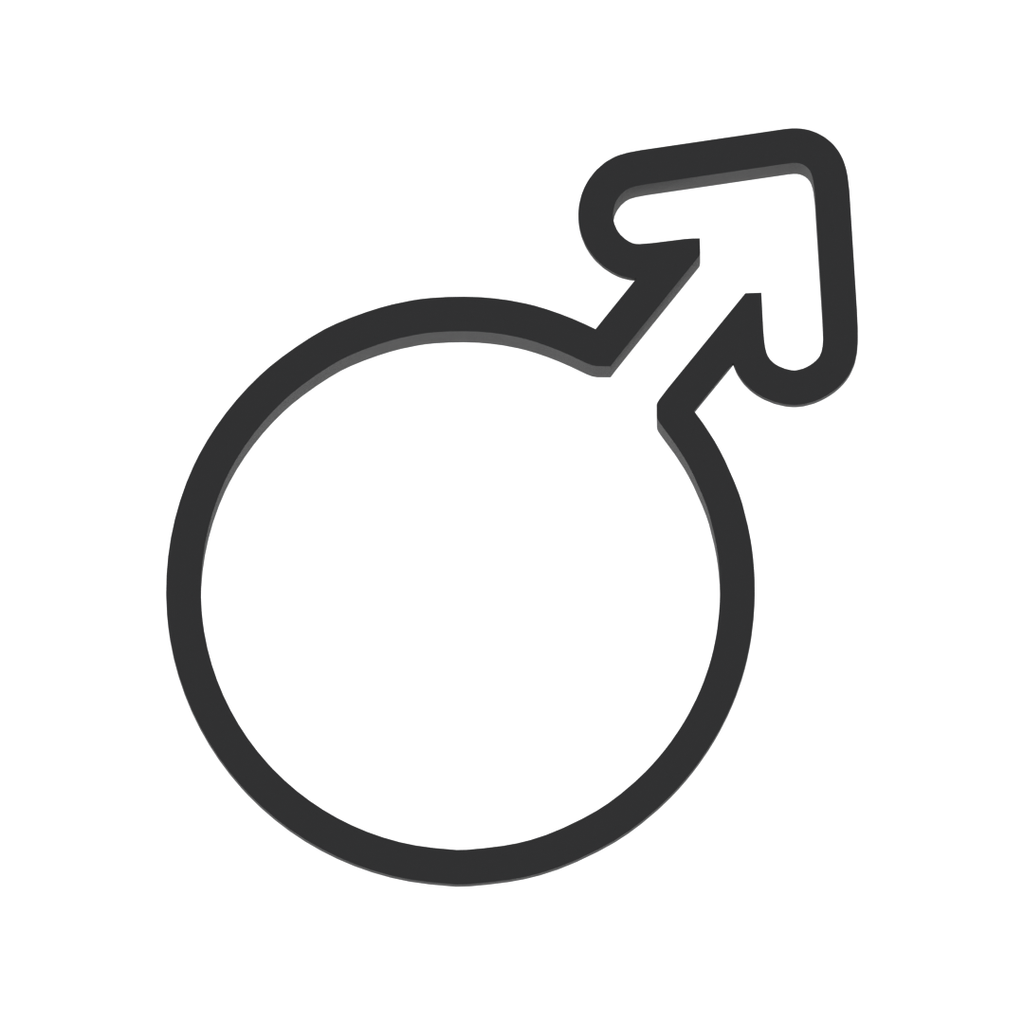 Male Icon Cookie Cutter with Easy Push Design — photo 3