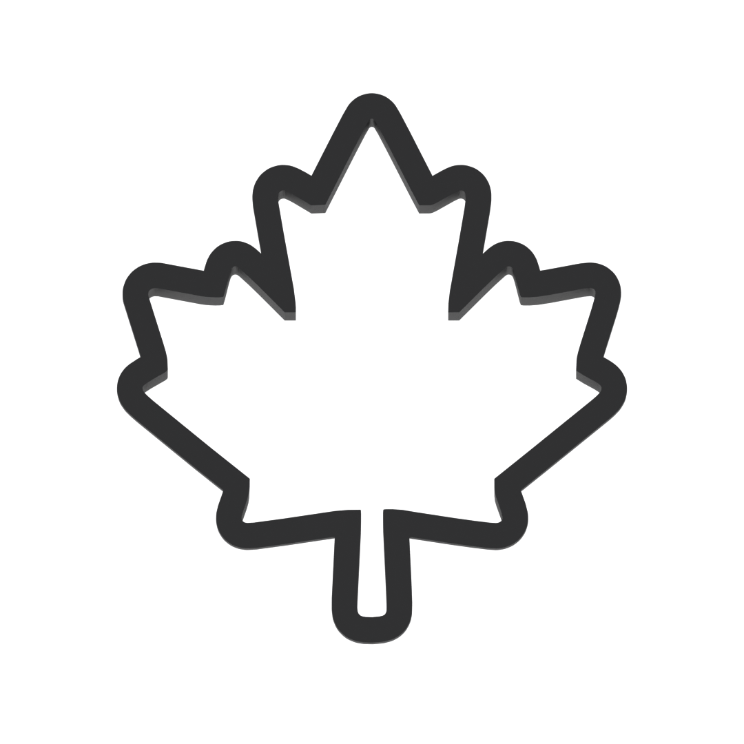 Maple Leaf Cookie Cutter with Easy Push Design — photo 3
