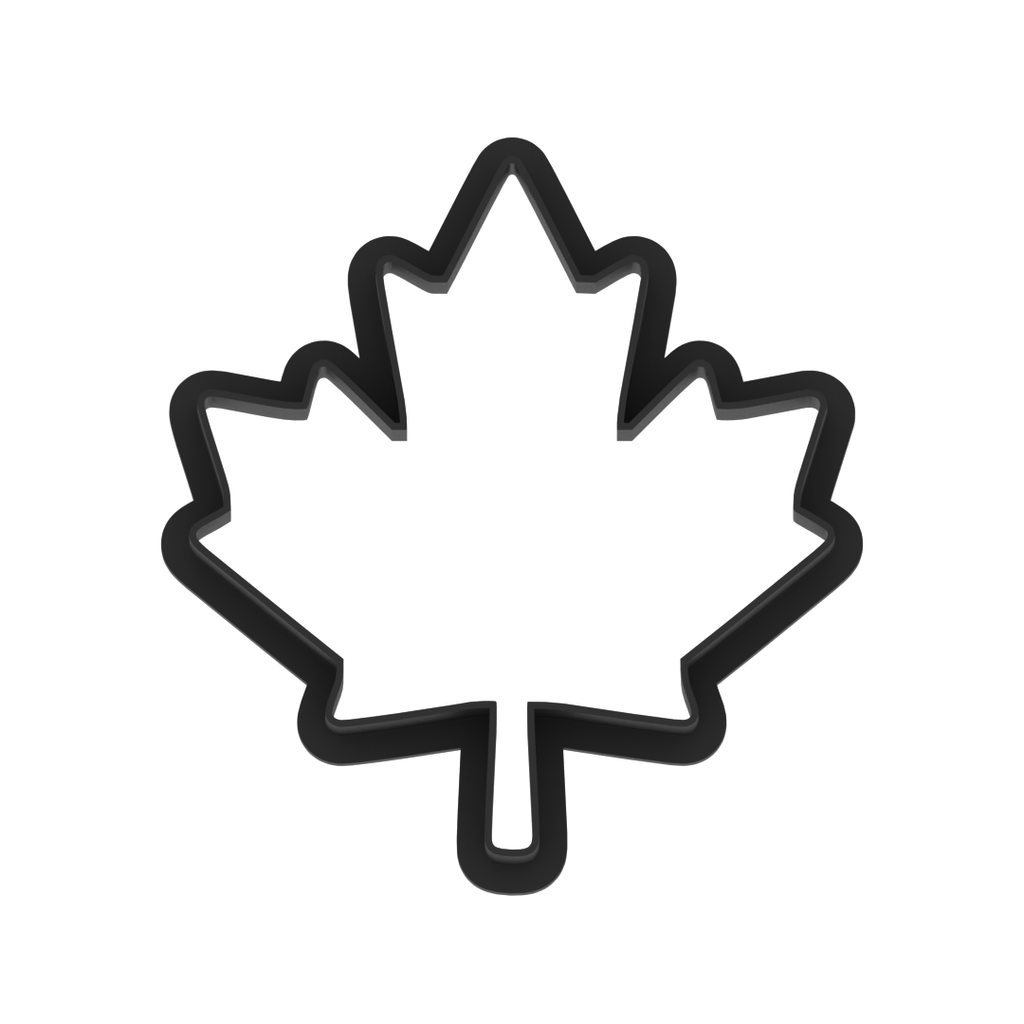 Maple Leaf Cookie Cutter with Easy Push Design — photo 5