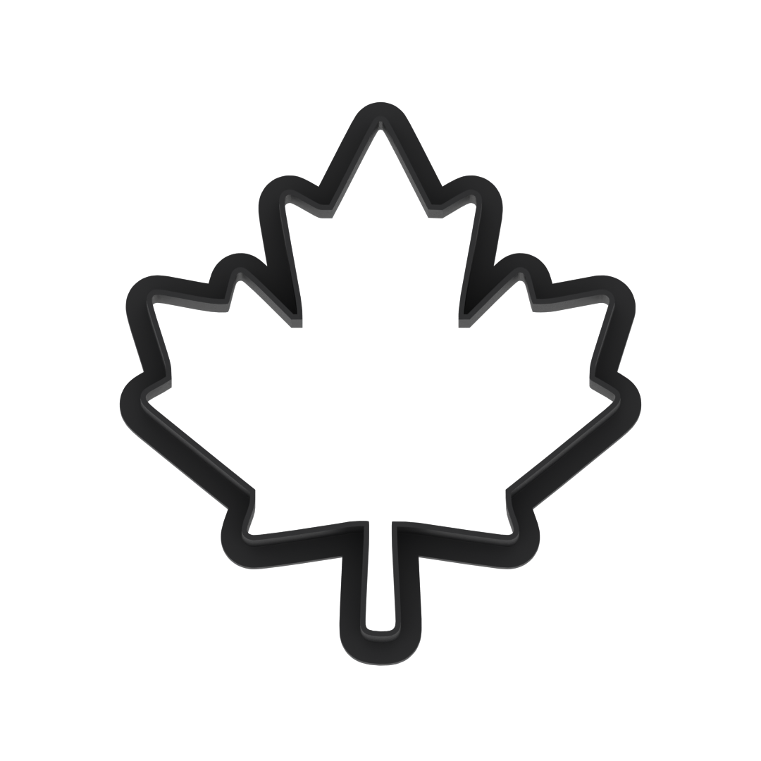 Maple Leaf Cookie Cutter with Easy Push Design — photo 5