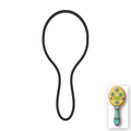 Maraca Cookie Cutter with Easy Push Design — main photo