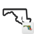 Maryland State Cookie Cutter with Easy Push Design — main photo