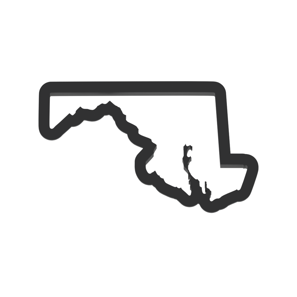 Maryland State Cookie Cutter with Easy Push Design — photo 3