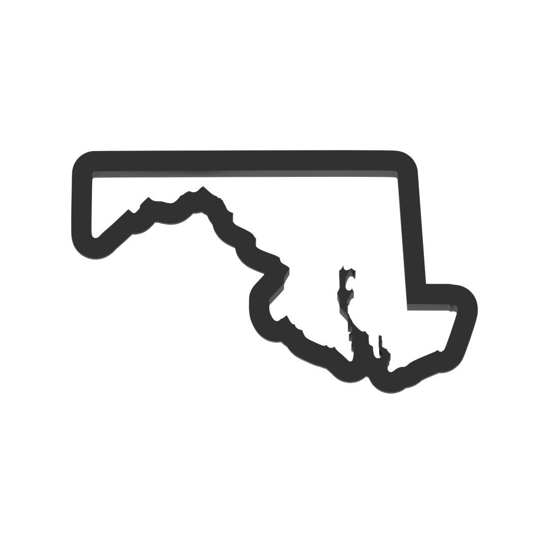 Maryland State Cookie Cutter with Easy Push Design — photo 3