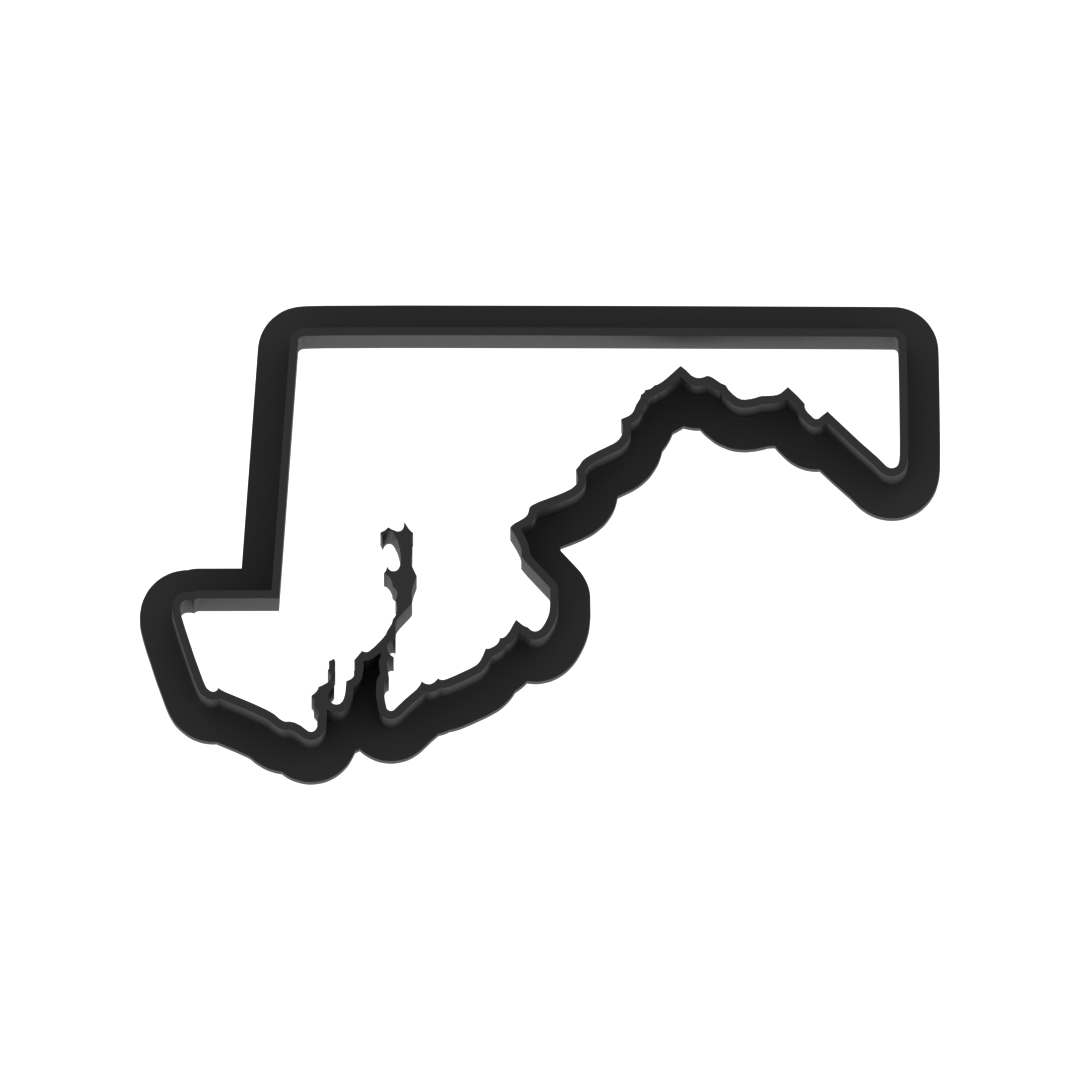 Maryland State Cookie Cutter with Easy Push Design — photo 6