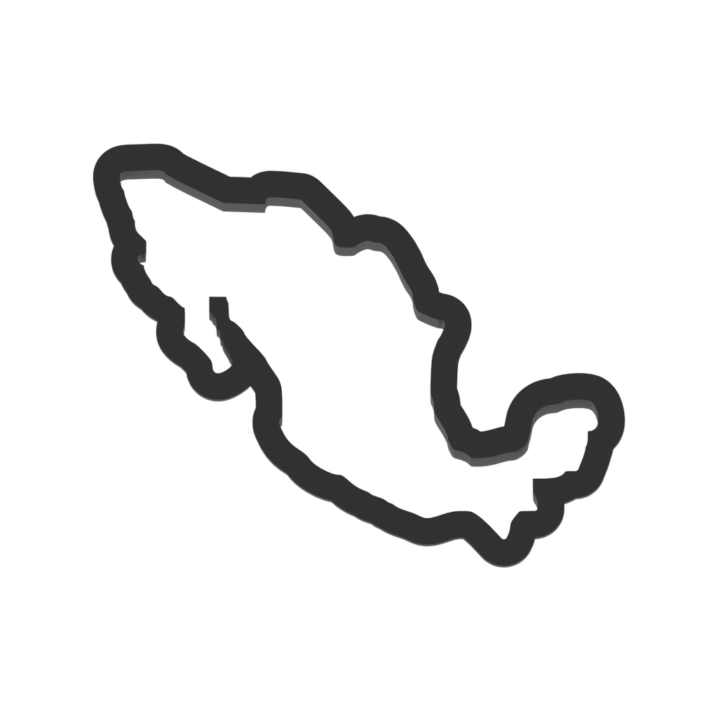 Mexico Cookie Cutter with Easy Push Design — photo 3