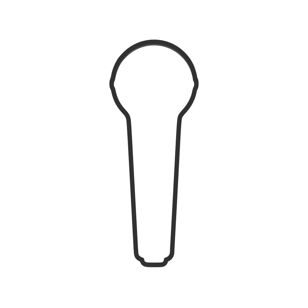 Microphone Cookie Cutter with Easy Push Design — photo 3