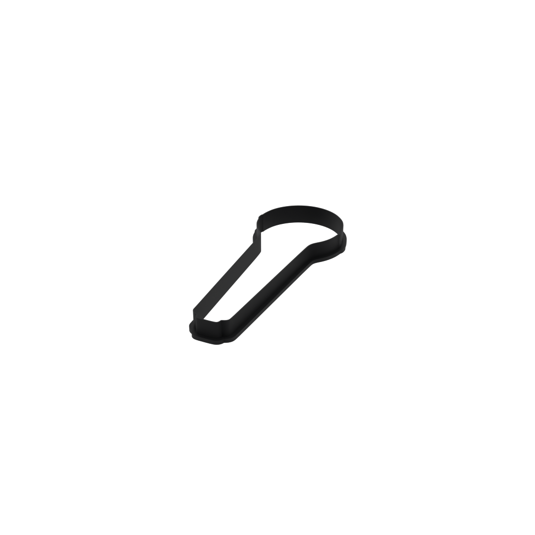 Microphone Cookie Cutter with Easy Push Design — photo 4