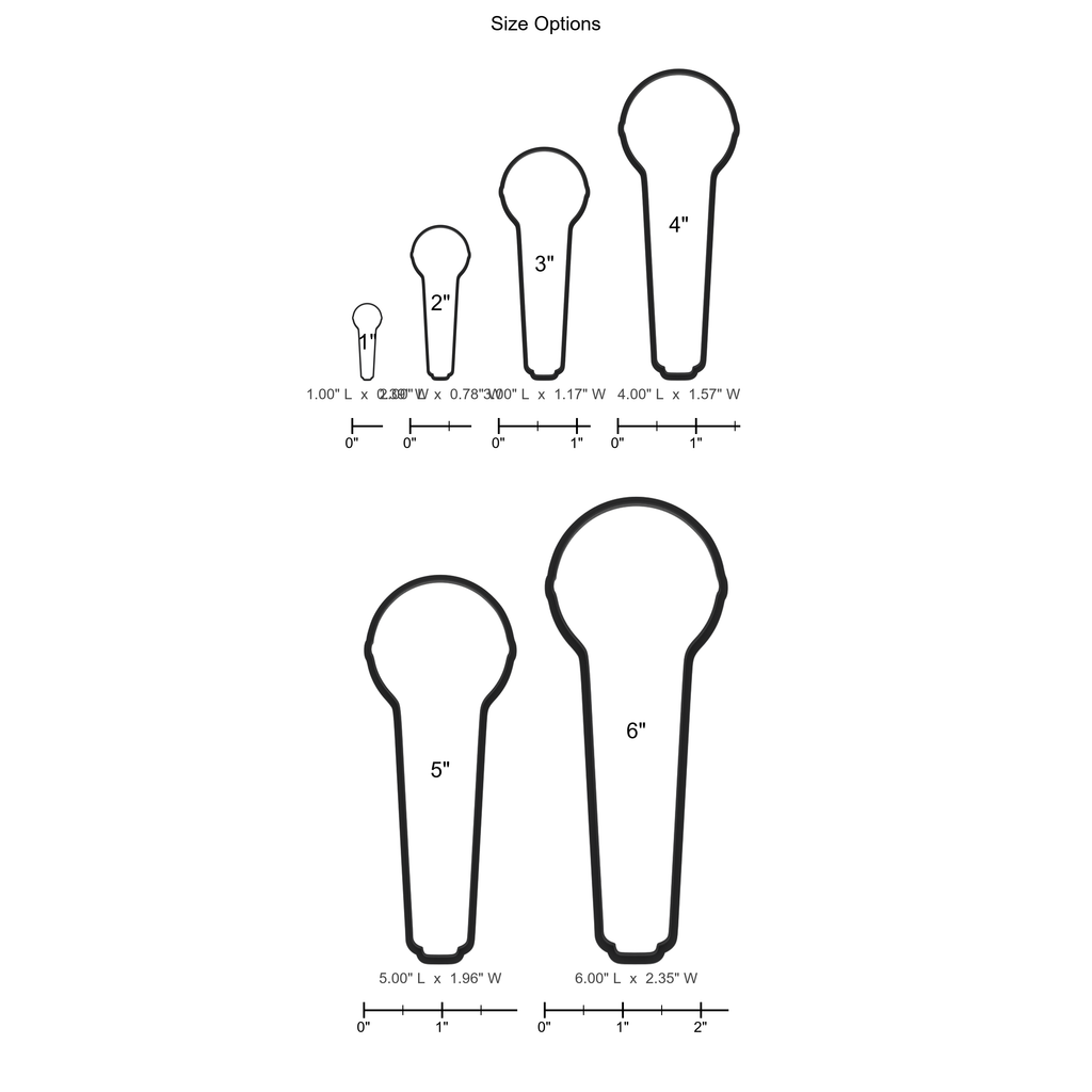 Microphone Cookie Cutter with Easy Push Design — photo 5