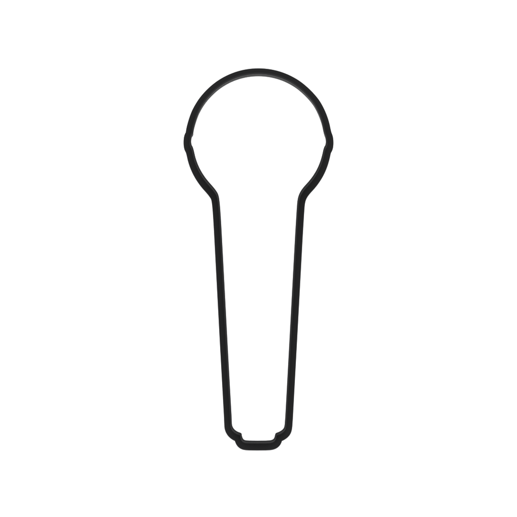 Microphone Cookie Cutter with Easy Push Design — photo 6