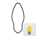 Mini Light Bulb Cookie Cutter with Easy Push Design — main photo