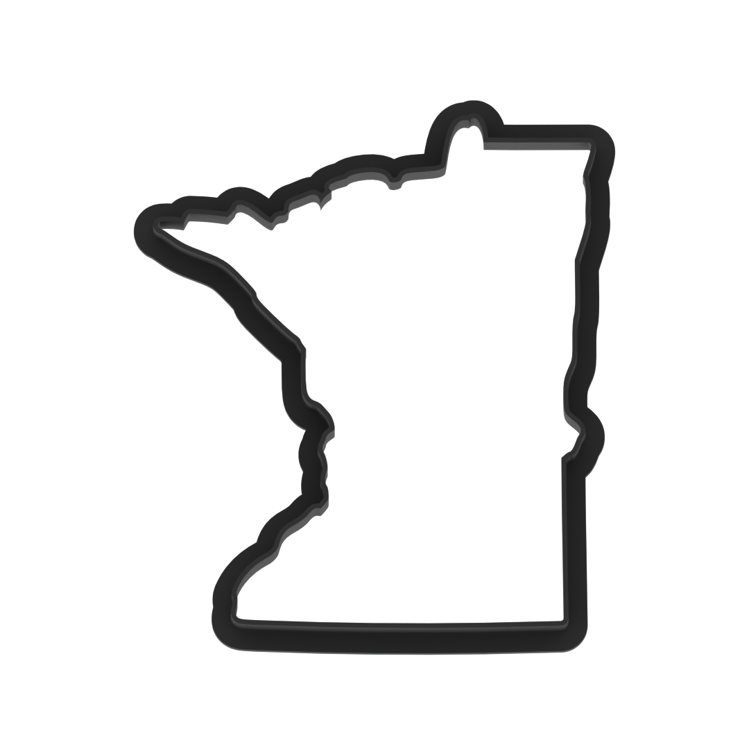 Minnesota State Cookie Cutter with Easy Push Design — photo 6