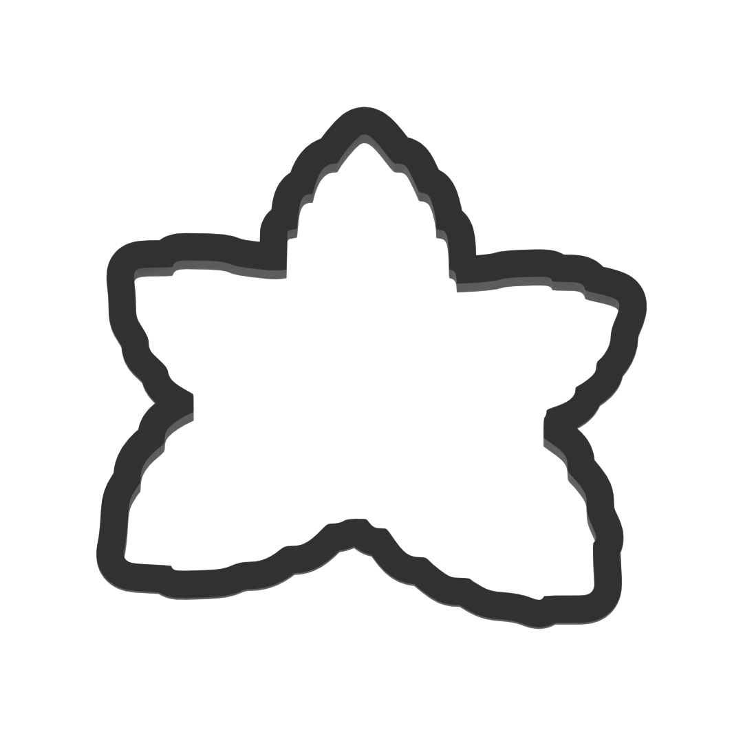 Mint Leaves Cookie Cutter with Easy Push Design — photo 3