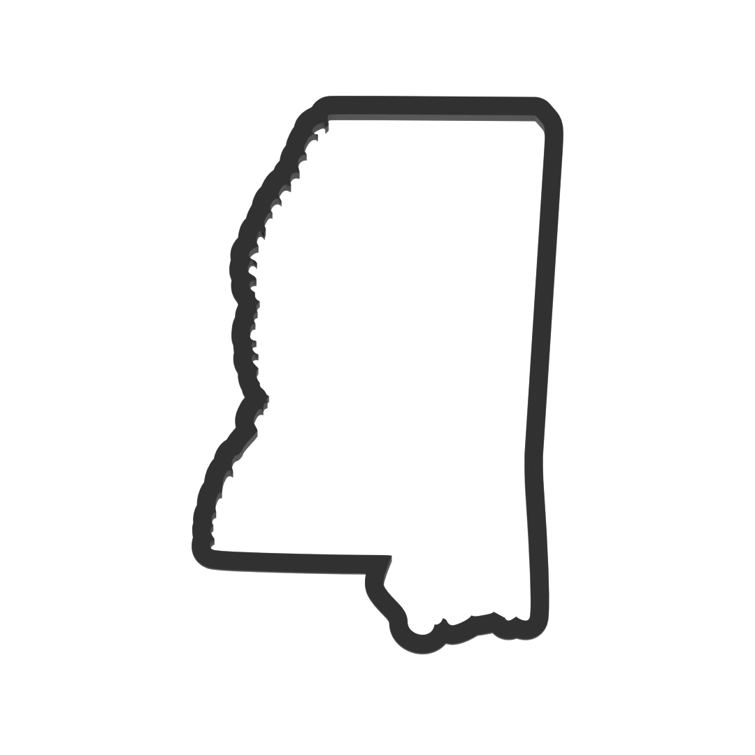 Mississippi State Cookie Cutter with Easy Push Design — photo 3