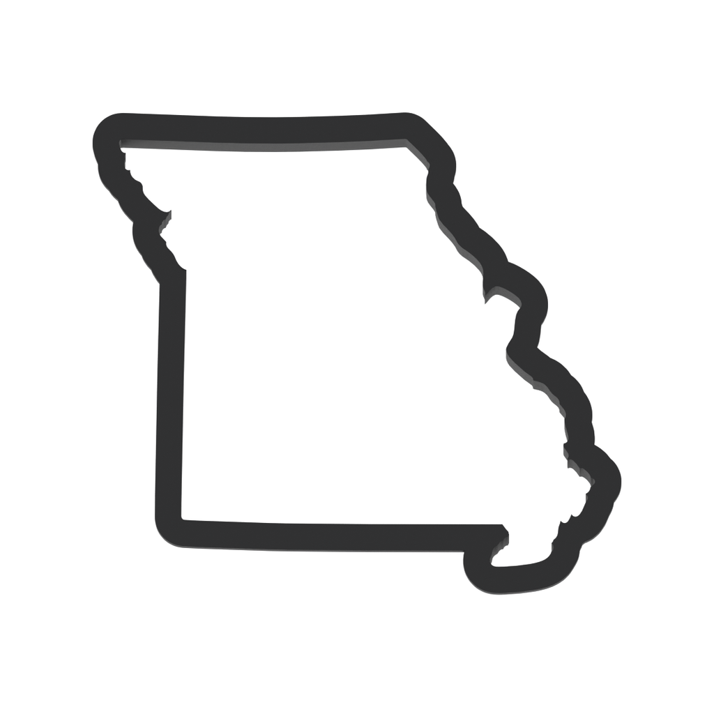 Missouri State Cookie Cutter with Easy Push Design — photo 3