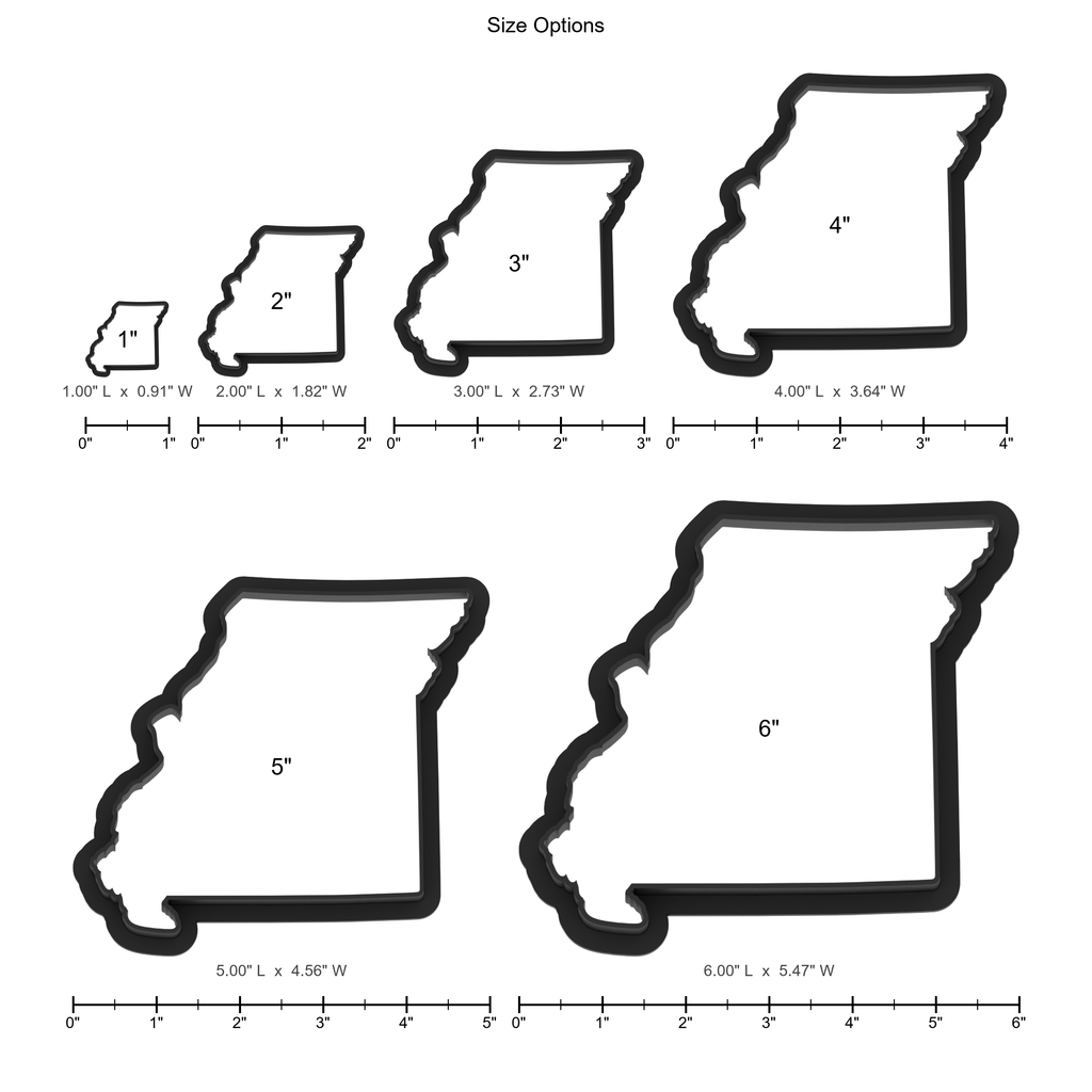 Missouri State Cookie Cutter with Easy Push Design — photo 5