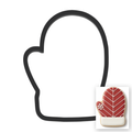 Mitten Cookie Cutter with Easy Push Design — main photo