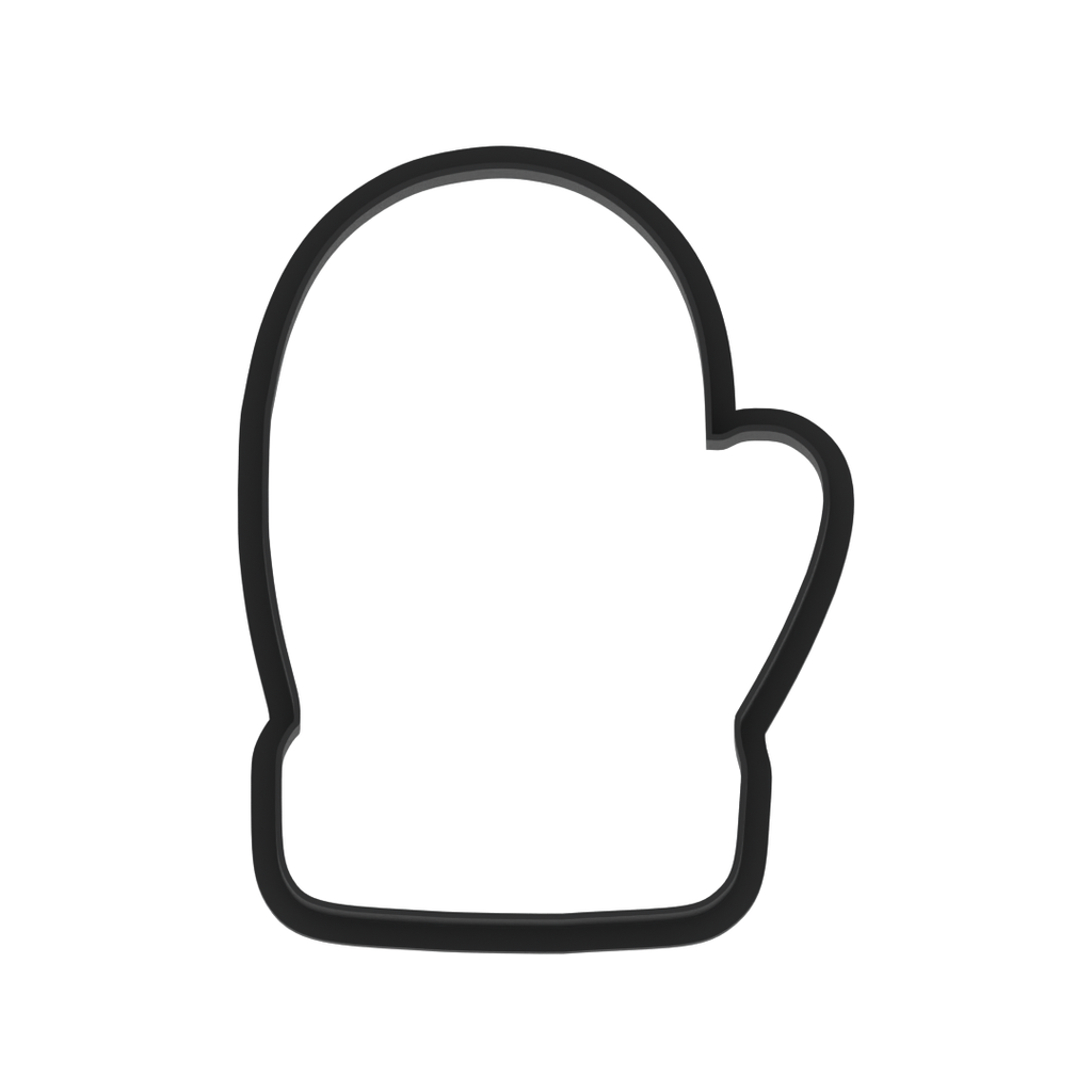 Mitten Cookie Cutter with Easy Push Design — photo 5