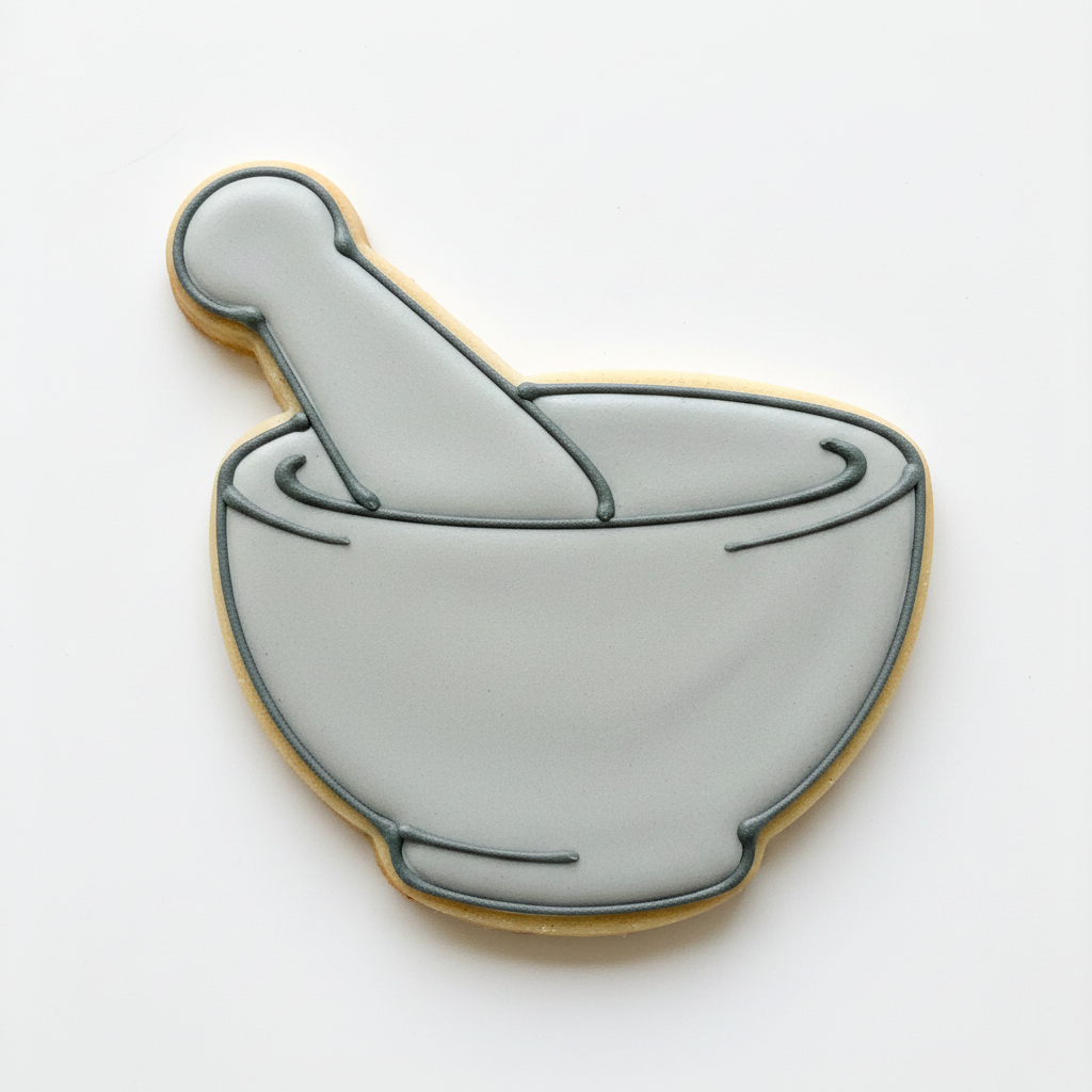 Mortar And Pestle Cookie Cutter with Easy Push Design — photo 2