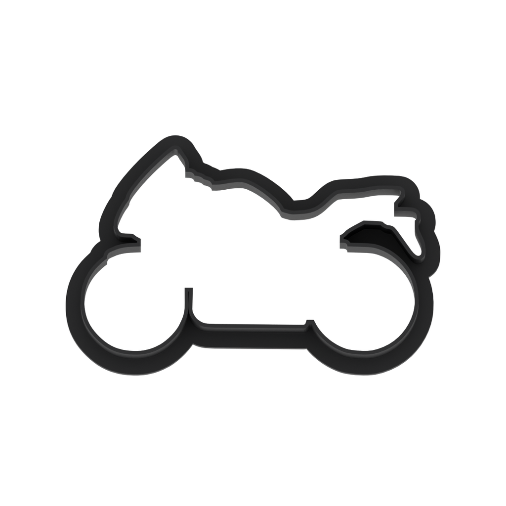Motorcycle Cookie Cutter with Easy Push Design — photo 5