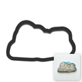 Mount Rushmore Cookie Cutter with Easy Push Design — main photo